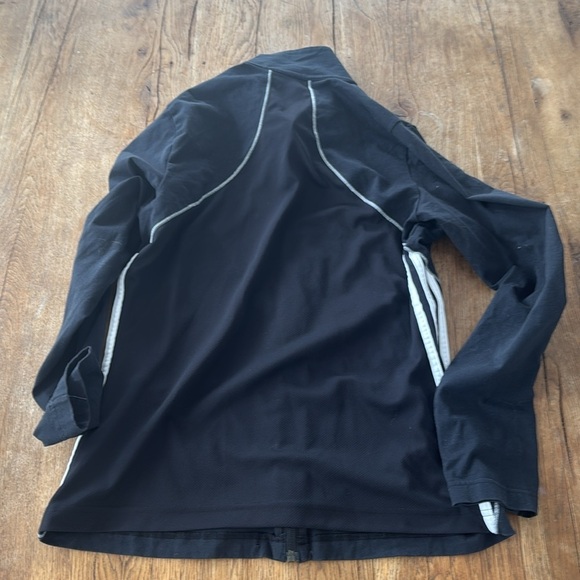 adidas Jacket Womens Large Black Lightweight Long Sleeve - Picture 7 of 7